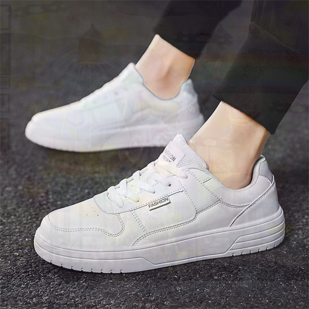 Streetwear Brand Drops - With Ties PU Leather Shoes 41