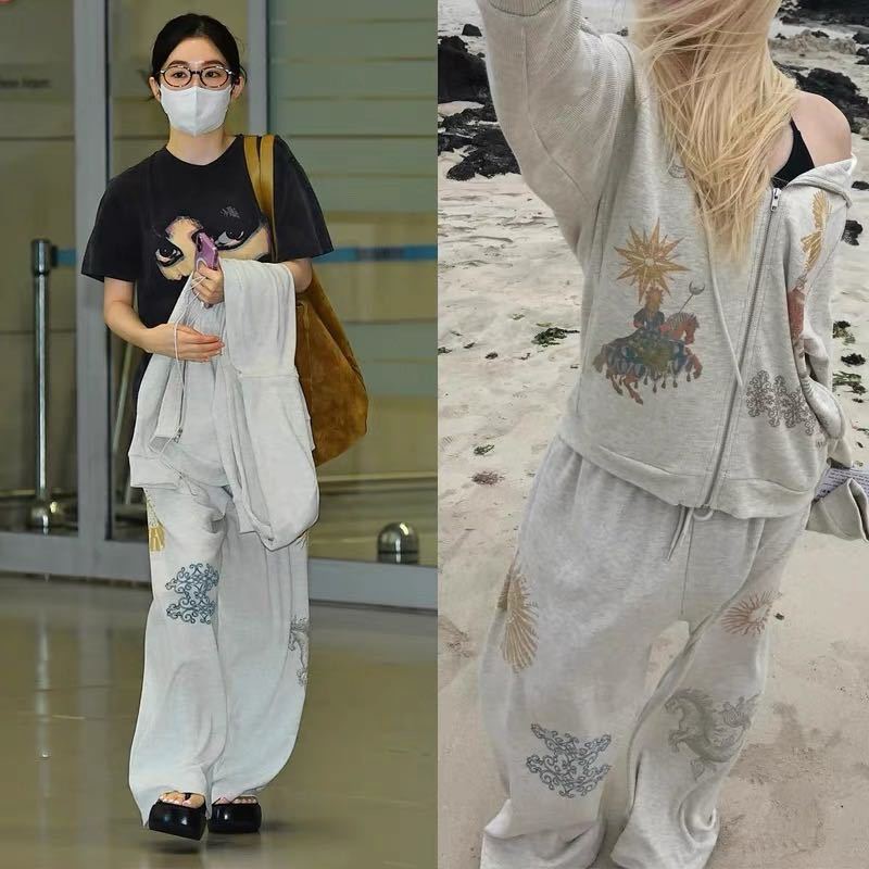 Streetwear Brand Collaborations - Jennie Collaborated Streetwear Brand Sunflower Print