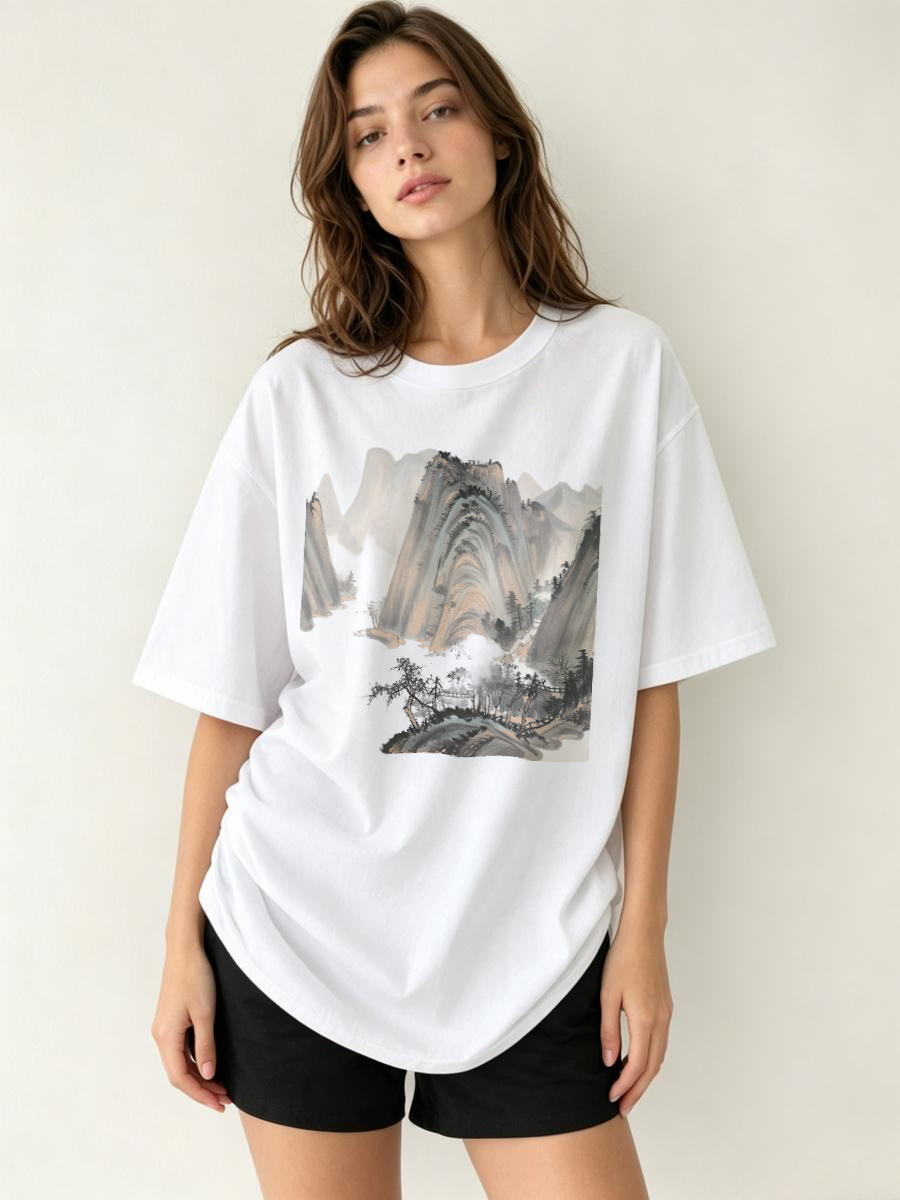 Urban Streetwear Brand - T Shirts Streetwear Oversized Graphic Print