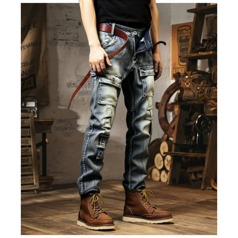 Men's Distressed Washed High S - огляд і ціна Streetwear Brand America