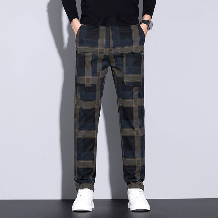 Men's Plaid Pants – Slim Fit C - огляд і ціна Urban Streetwear Brand