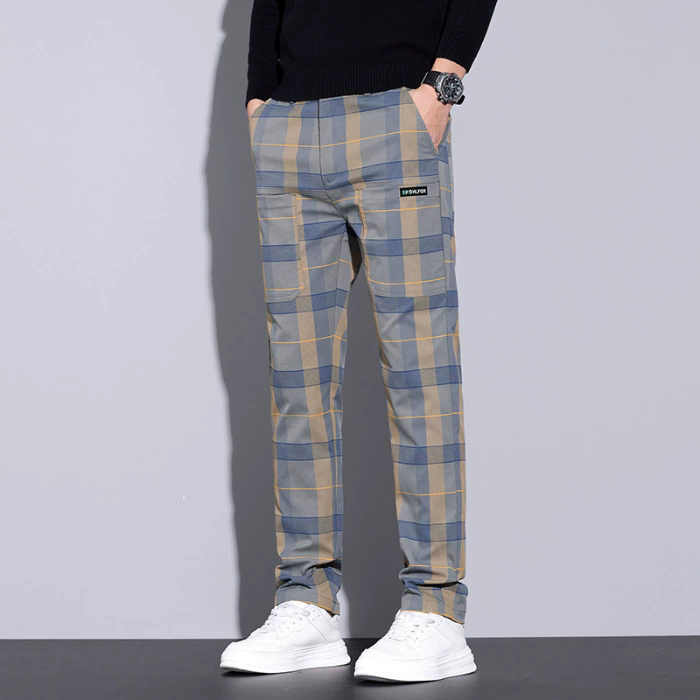 Men's Plaid Pants – Slim Fit C - огляд і ціна Urban Streetwear Brand