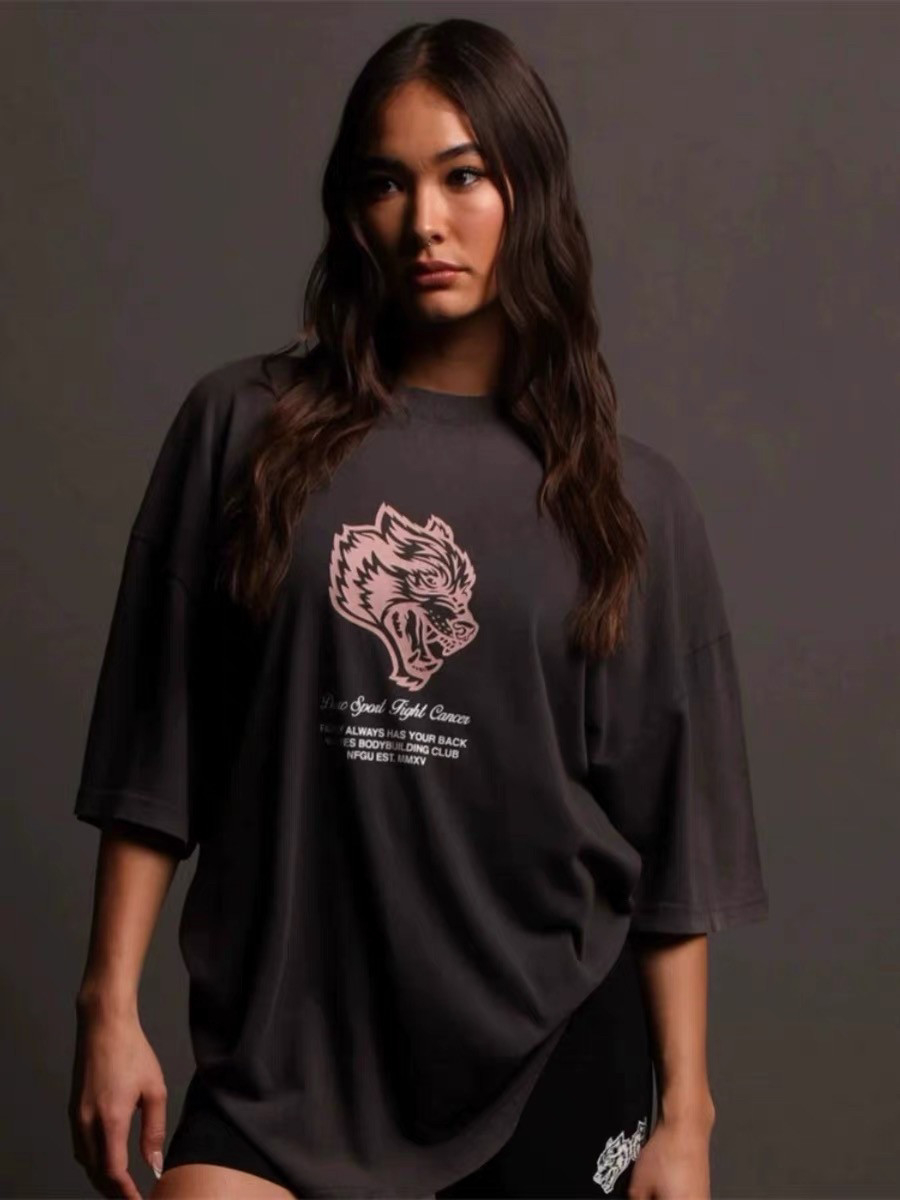 White Classic Wolf Head GYM Fi - огляд і ціна Streetwear Brand Graphics
