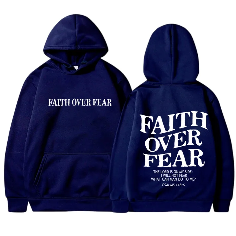 FAITH OVER FEAR Print Hoodies  - огляд і ціна Fear Of God Essential