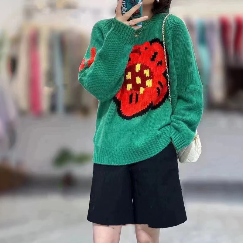 Ladies 100% pure cashmere swea - огляд і ціна Streetwear Brand Flower
