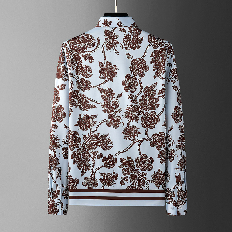 Brand Flower Printed Men's Shi - огляд і ціна Streetwear Brand Flower